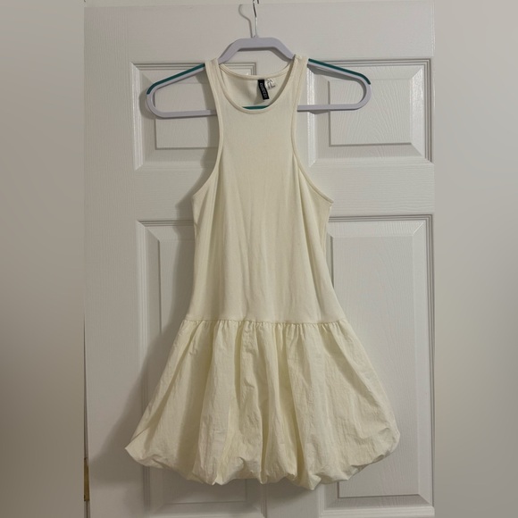 Ivory Bubble Skirt Dress - Picture 1 of 4
